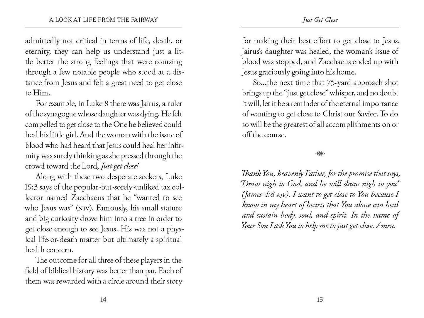 A Look at Life from the Fairway: Hardcover / English