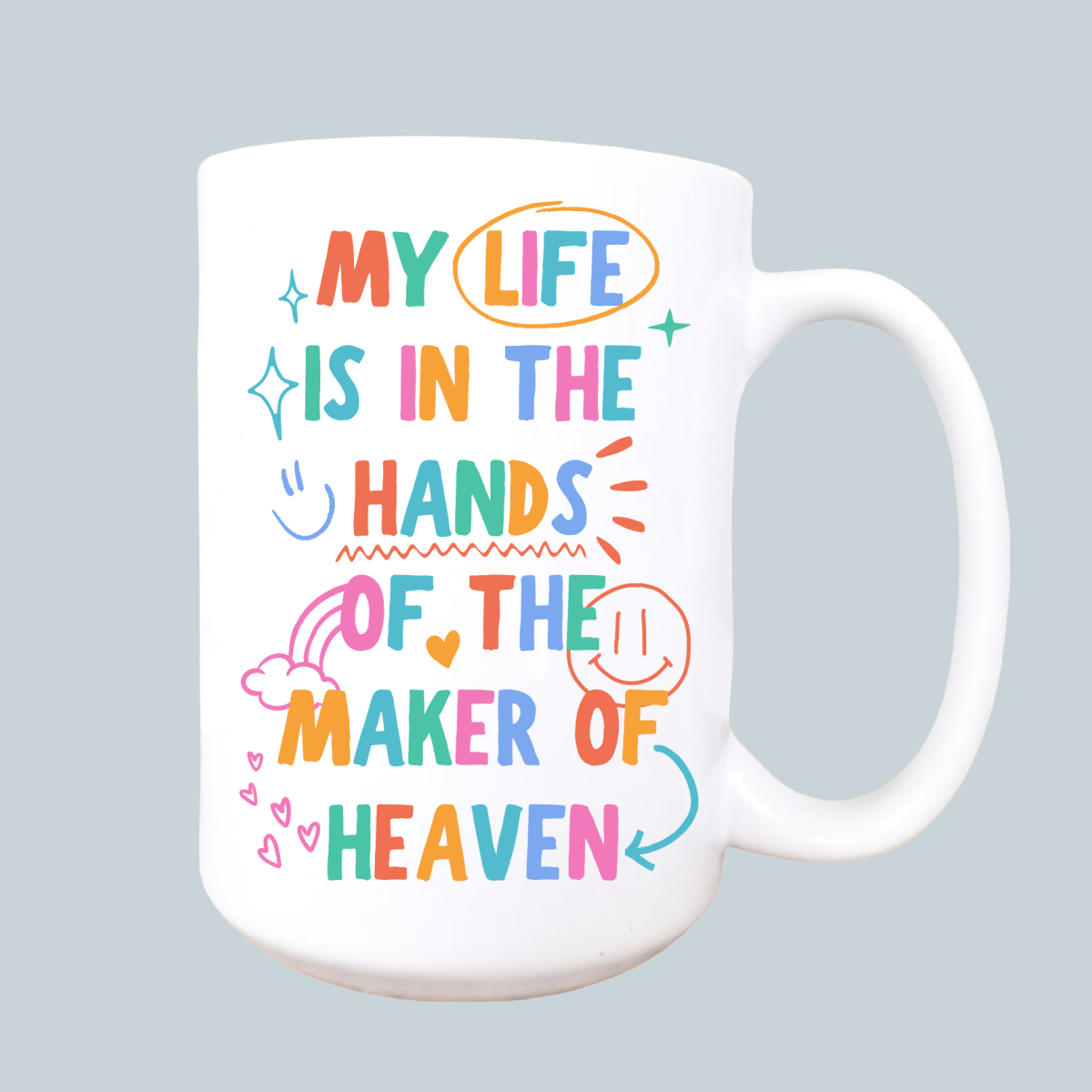 Christian mug, Maker of Heaven, Christian gift, coffee mug