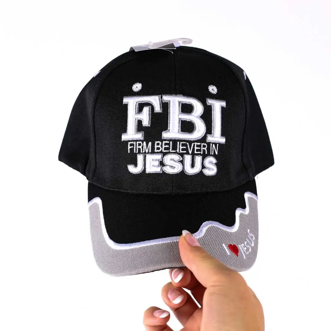Cap Fbi Jesus Black