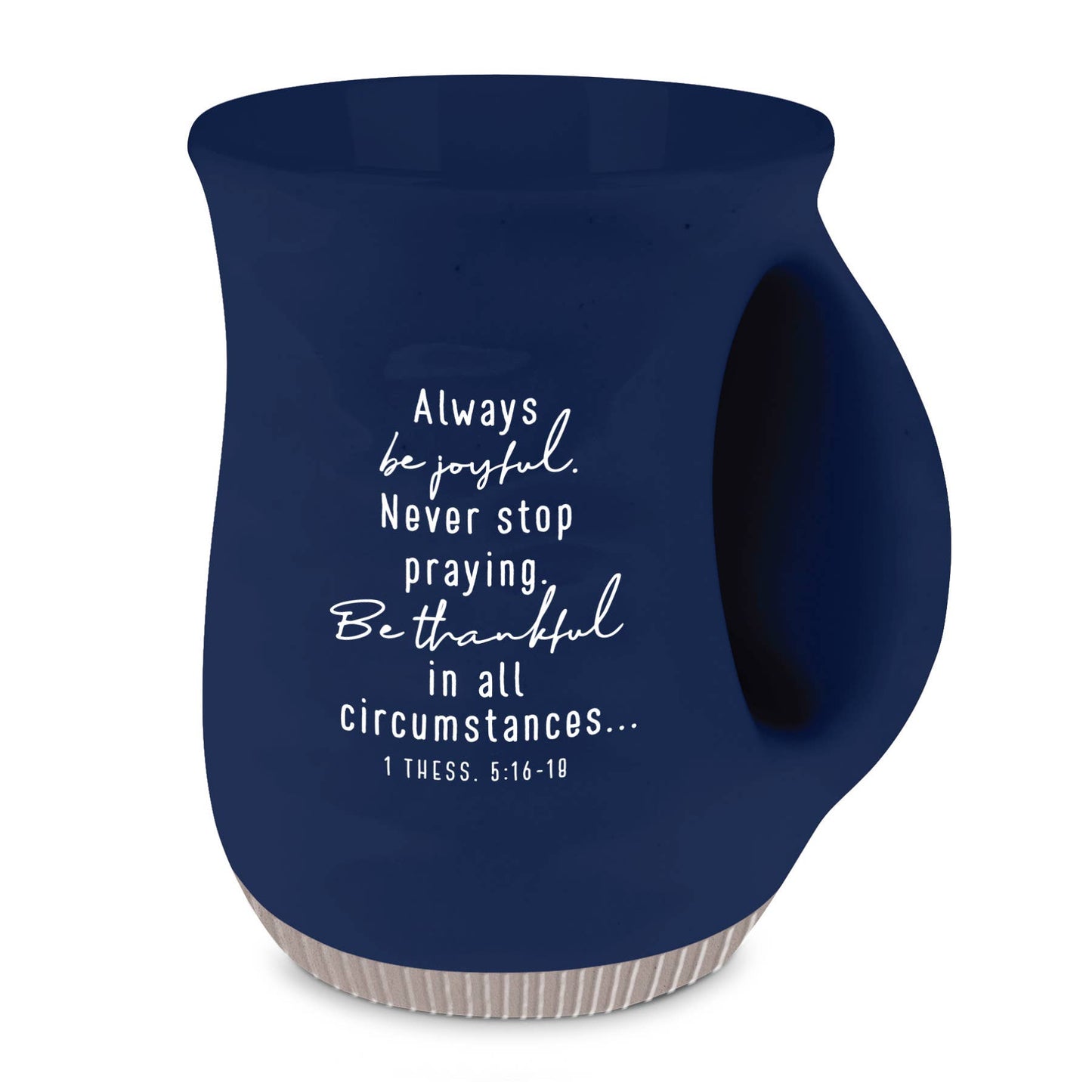 LCP Handwarmer Mug Joyful Prayerful Blue18Z
