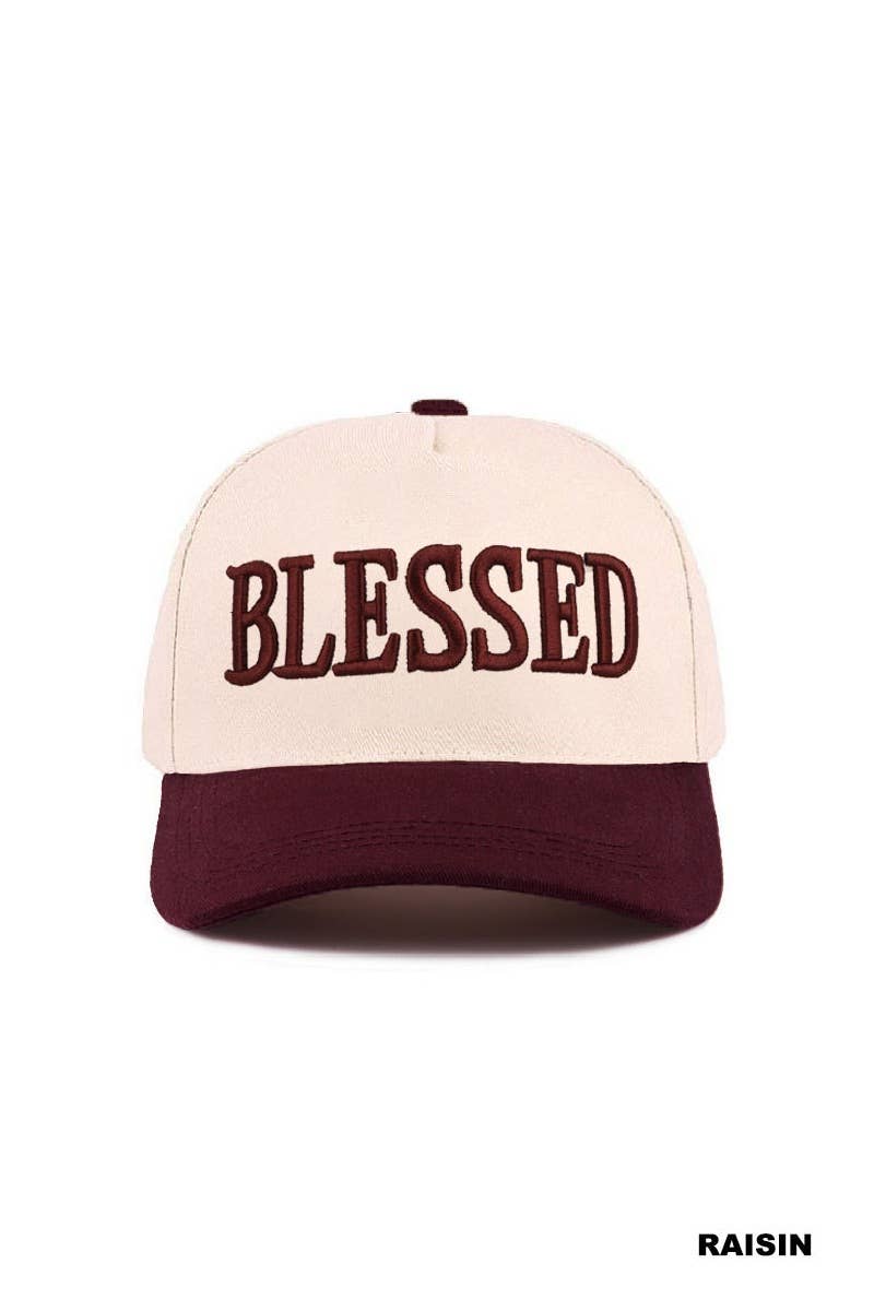Blessed Two Tone Cotton Cap: ZEBRA / 1(ONE SIZE)