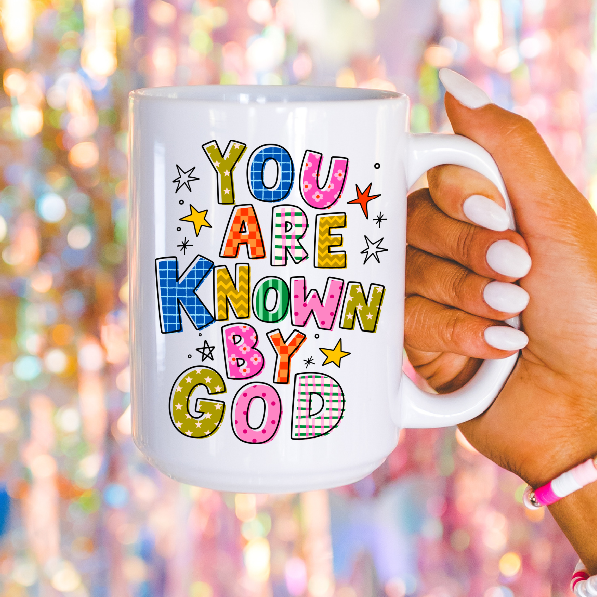 Known by God, Christian mug, Christian gift, coffee mug