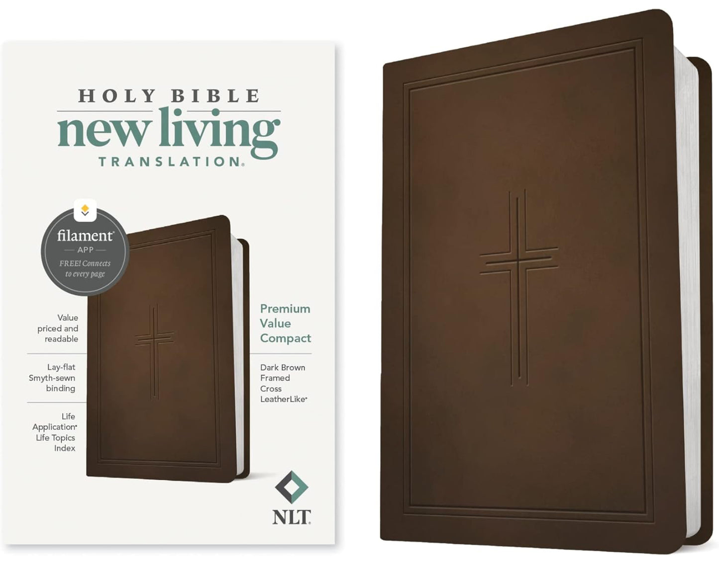 NLT Premium Compact Brown Cross Leatherlike filament enabled