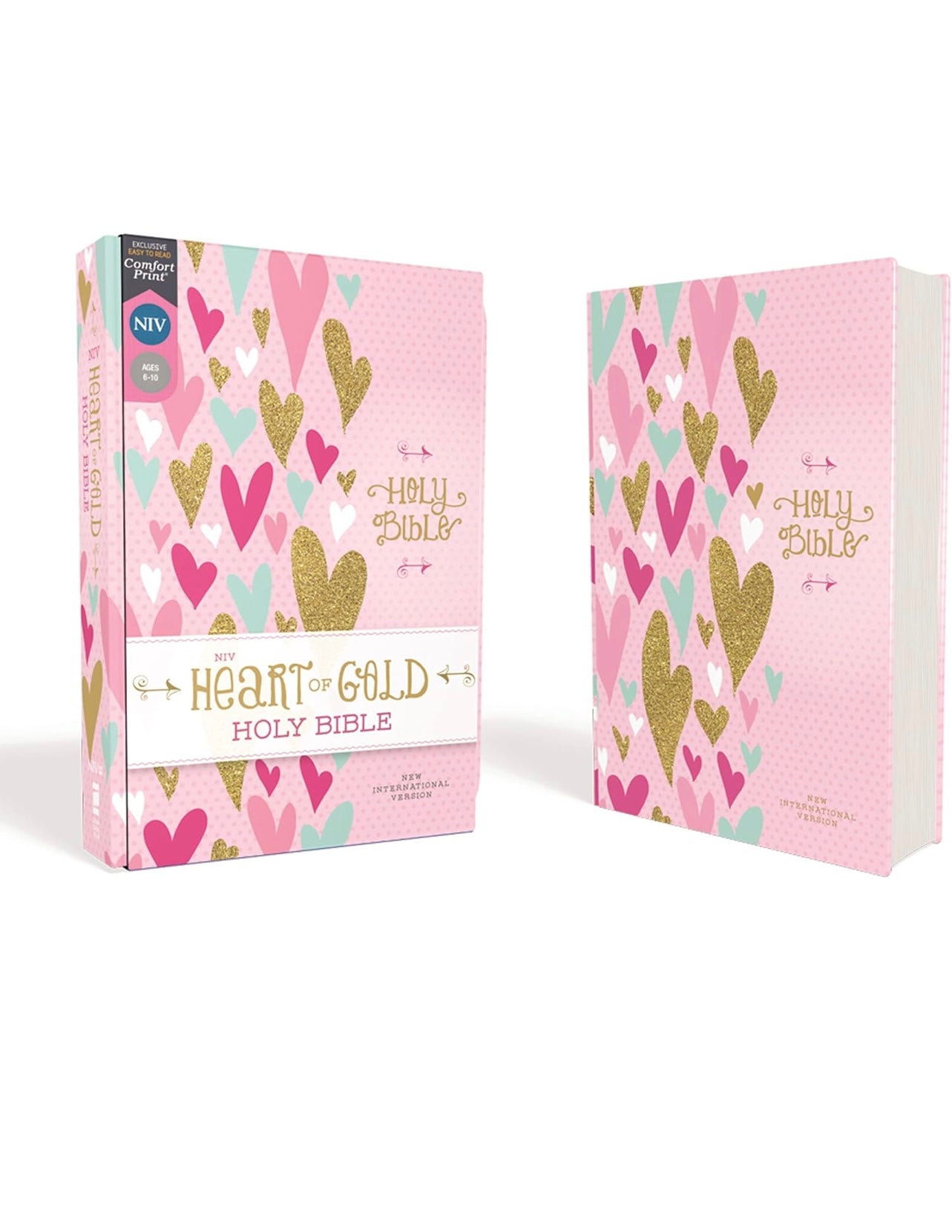 NIV Heart Of Gold Holy Bible