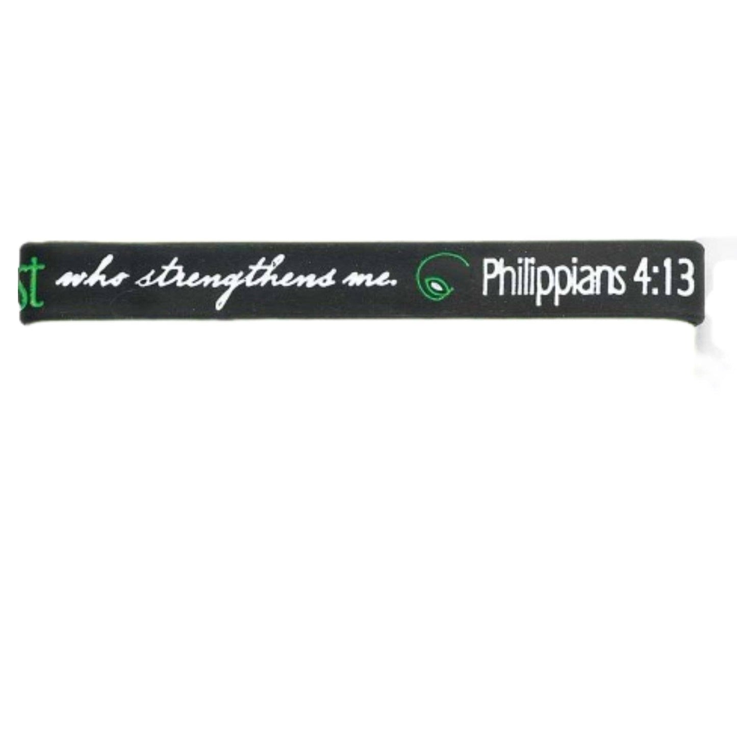 Philippians 4:13 Silicone Bracelets