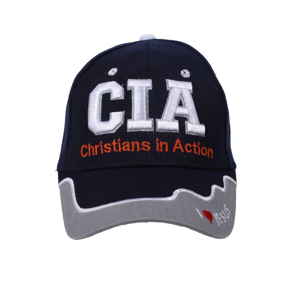 Cap Christian In Action Navy