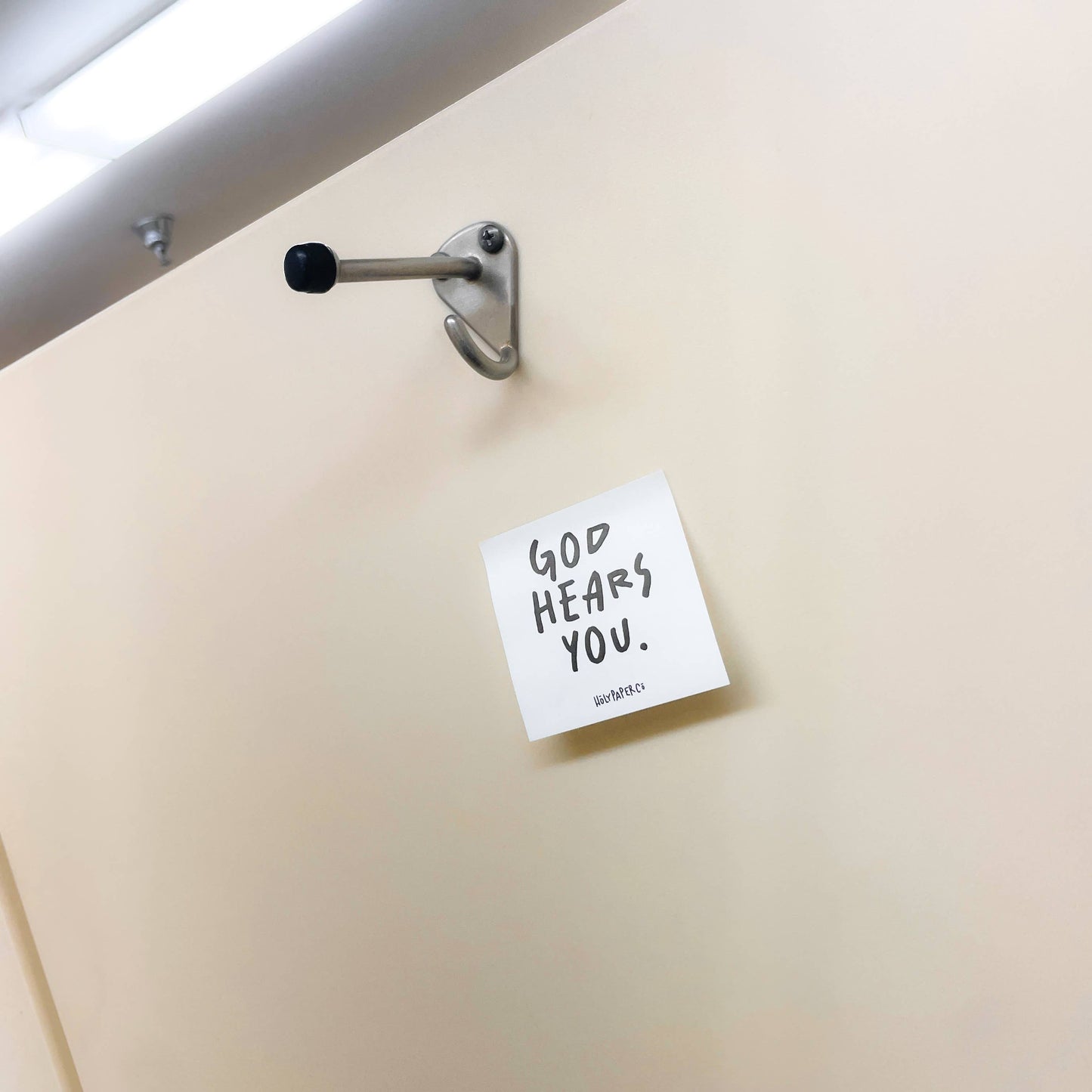 God Hears You Sticky Note Tracts: White