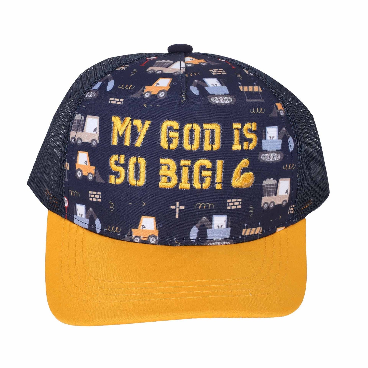Cap My God Is So Big Yellow/Navy Kids