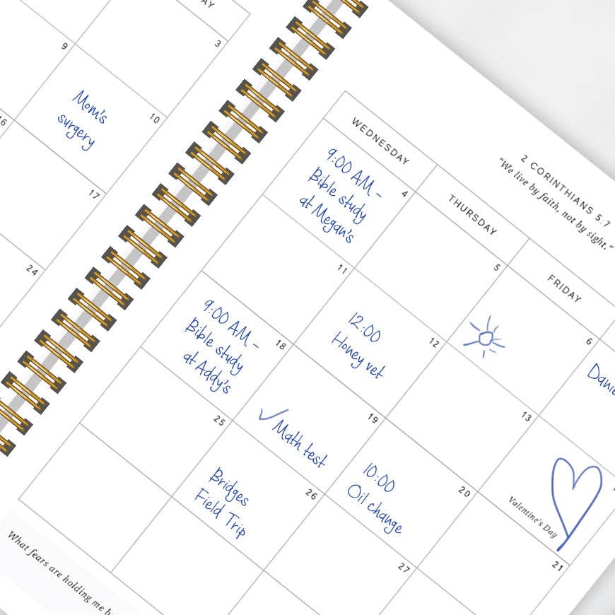 The Faithful Planner™: Midnight Navy