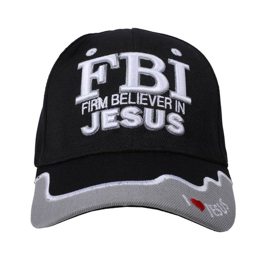 Cap Fbi Jesus Black