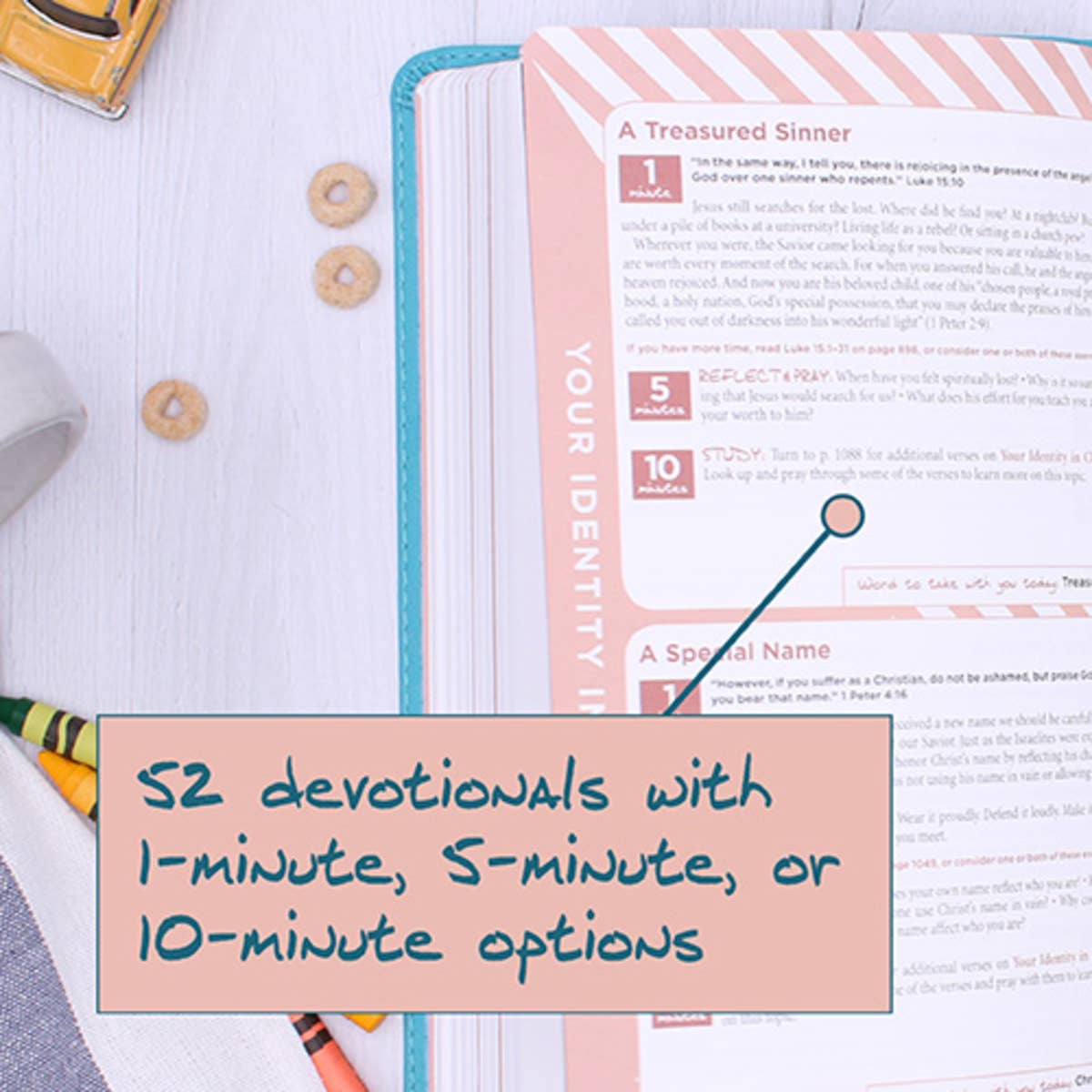 NIV The Busy Mom's Bible, Leathersoft, Teal, Red Letter