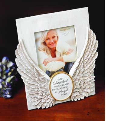 Angel Wings Memorial Frame