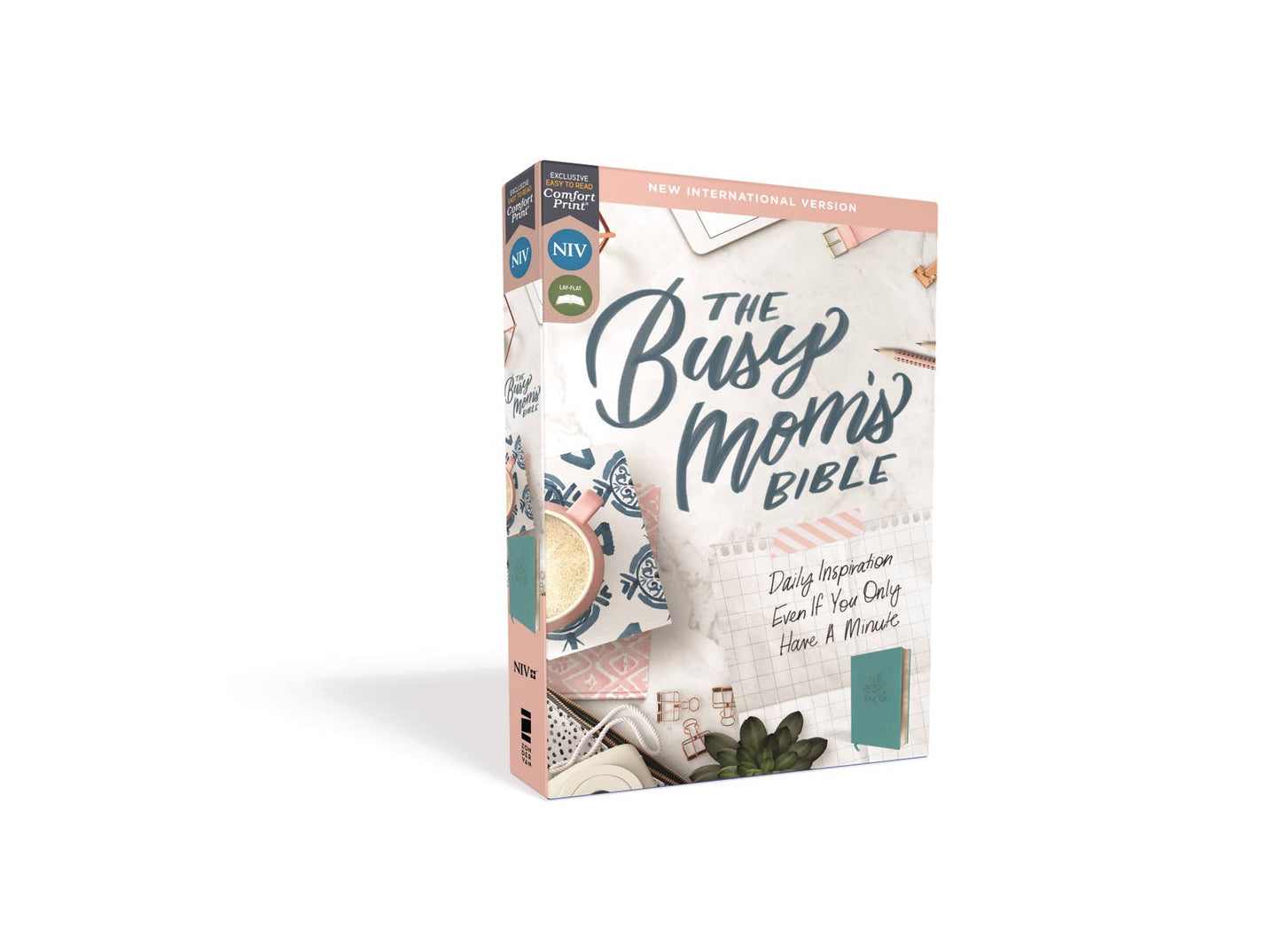 NIV The Busy Mom's Bible, Leathersoft, Teal, Red Letter
