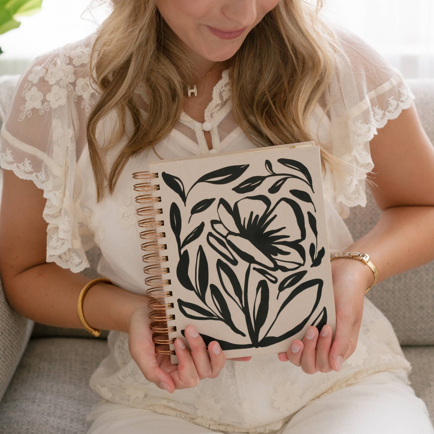 12-Month Undated Planner: Magnolia Springs Design, Spiral