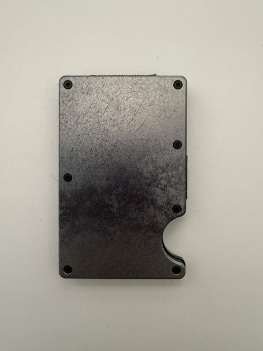 POPULAR RFID Metal Slim Wallets: Silver