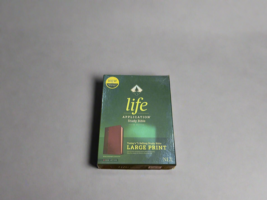 NLT Life Application Study Bible- Brown Leather