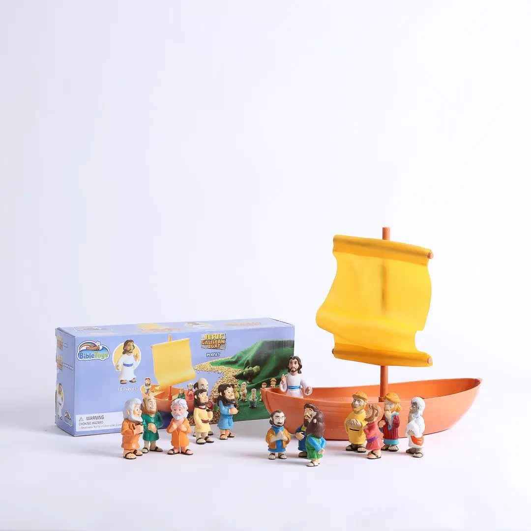Playset - Galilean Boat With Apostles