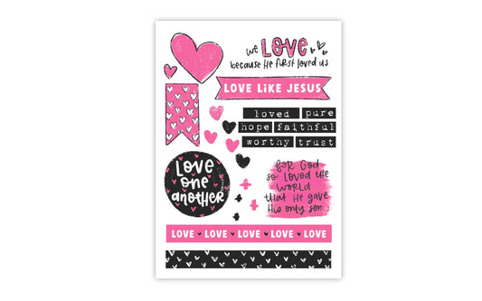 Love One Another Sticker Sheet