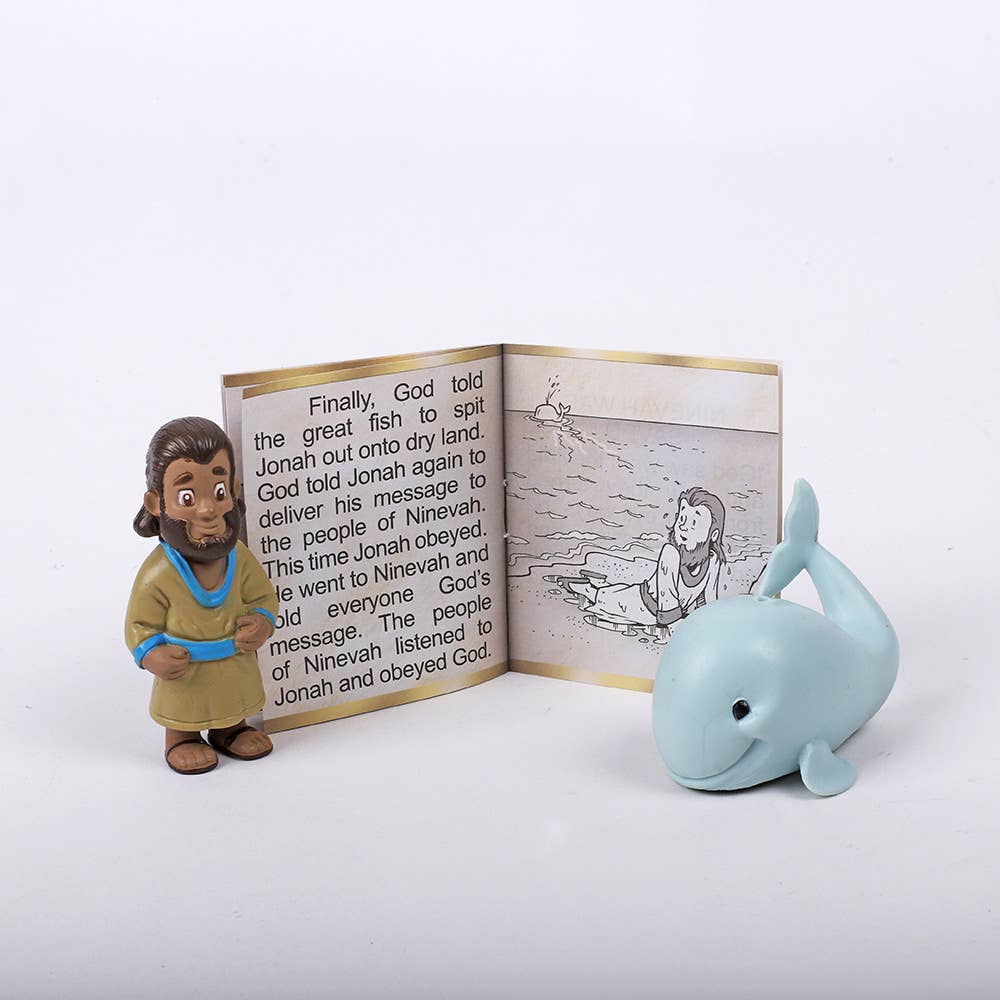 Toy Figurine - Jonah And The Big Fish