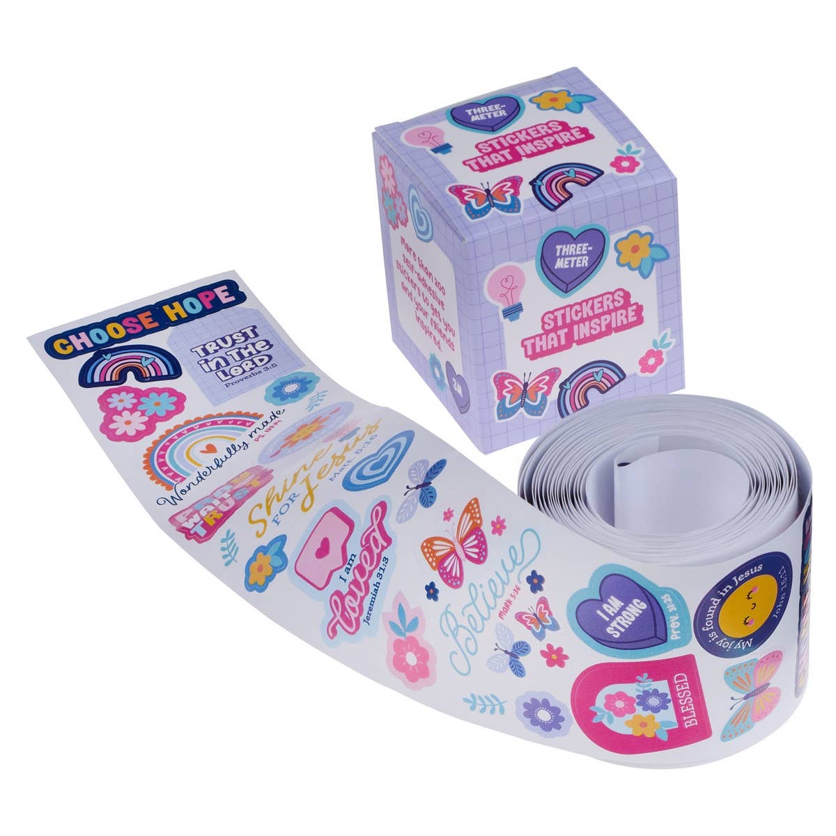 Sticker Roll Inspirational Shine For Jesus Matt. 5:16