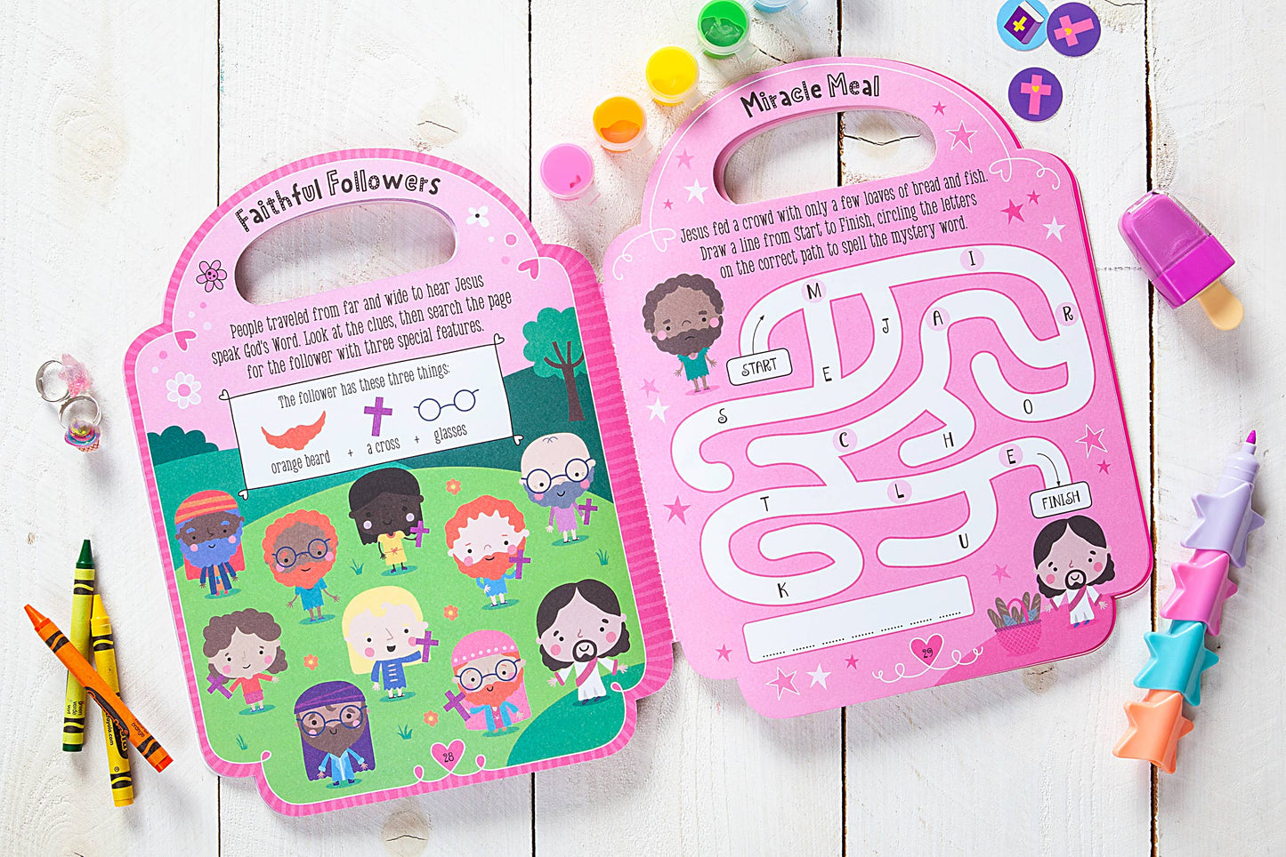 My Pretty Pink Bible Activity Book (Ages 3+)