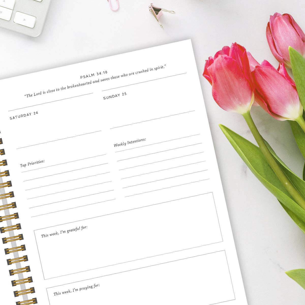 The Faithful Planner™: Mauve Pink