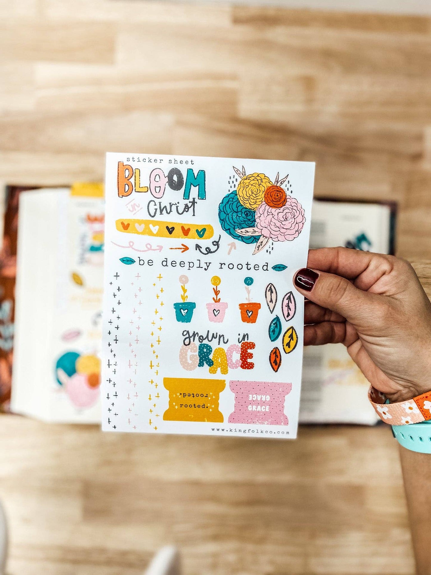 Bloom in Christ Sticker Sheet
