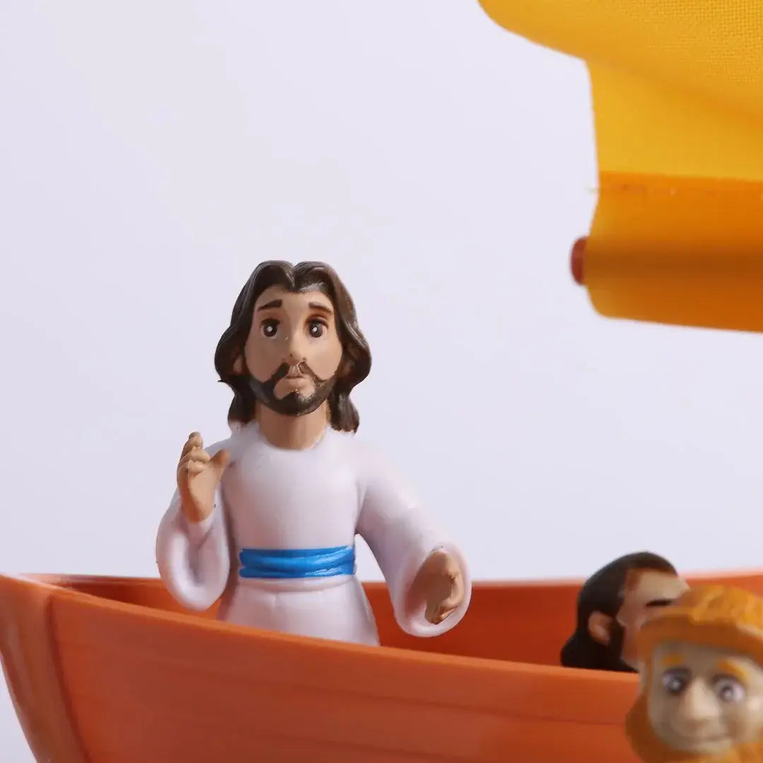 Playset - Galilean Boat With Apostles