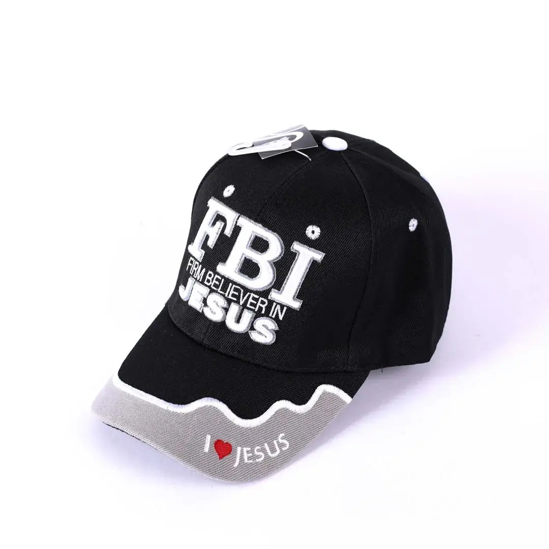 Cap Fbi Jesus Black