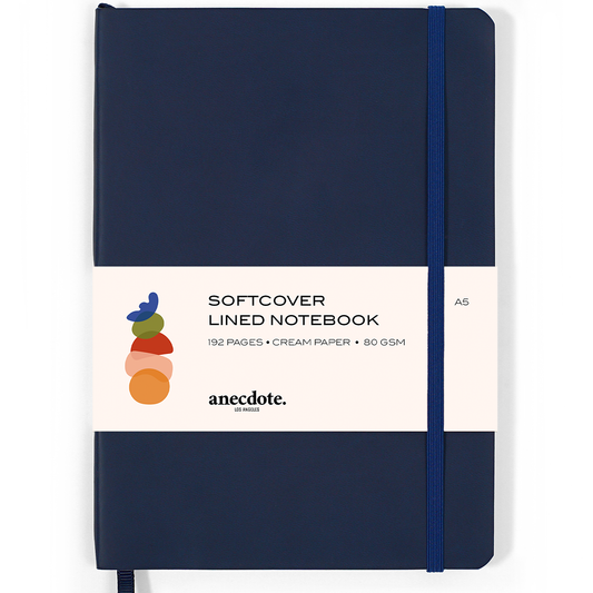 Softcover Journal - Sleek Design with Thick 80 gsm Paper: Midnight Blue