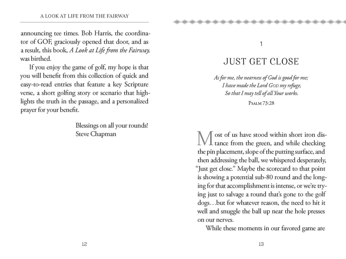 A Look at Life from the Fairway: Hardcover / English