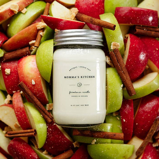 Momma's Kitchen - Soy Wax Candle: 1 mason jar (16 oz)
