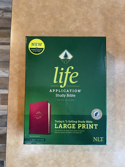 NLT Life Application Study Bible Berry
