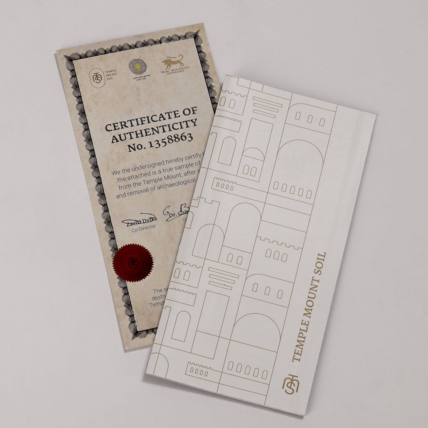Temple Mount Soil Boxed Gift Set Beige
