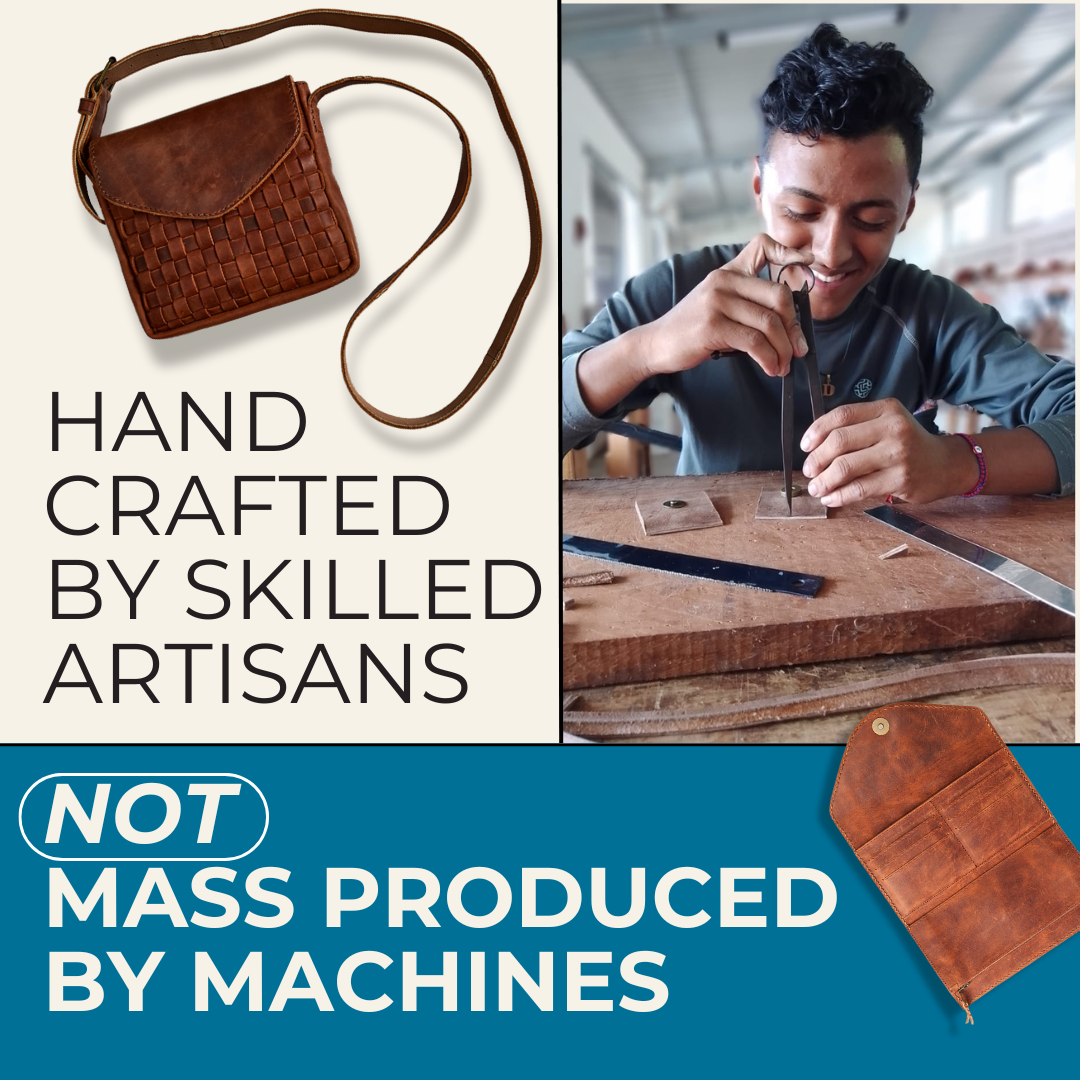 NIV Bible | Leather Goods | Artisan Made | Ethical Gift: Stone