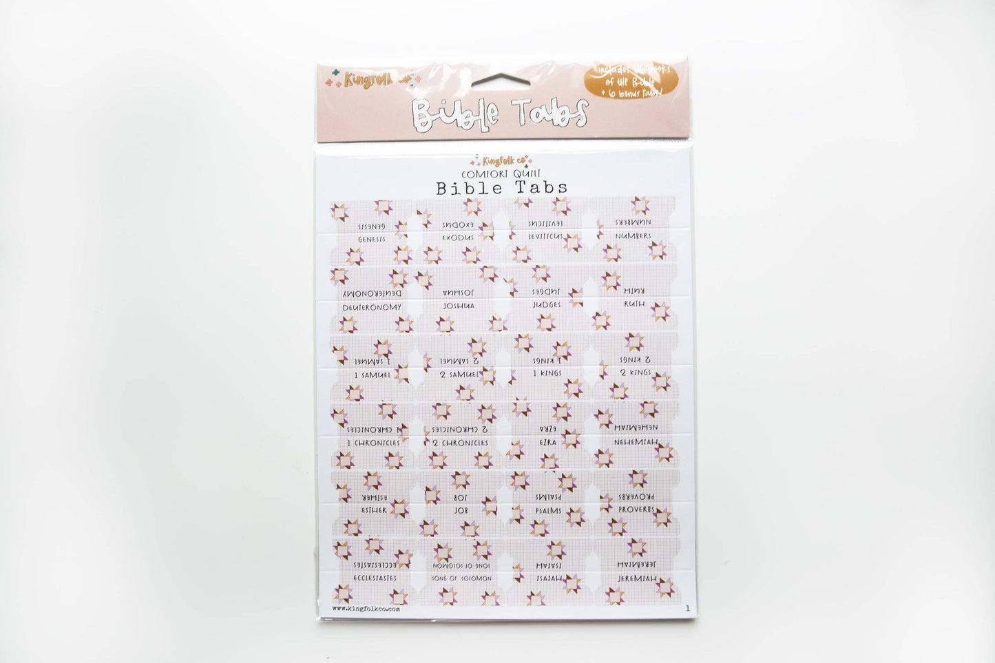 Comfort Quilt Bible Tabs