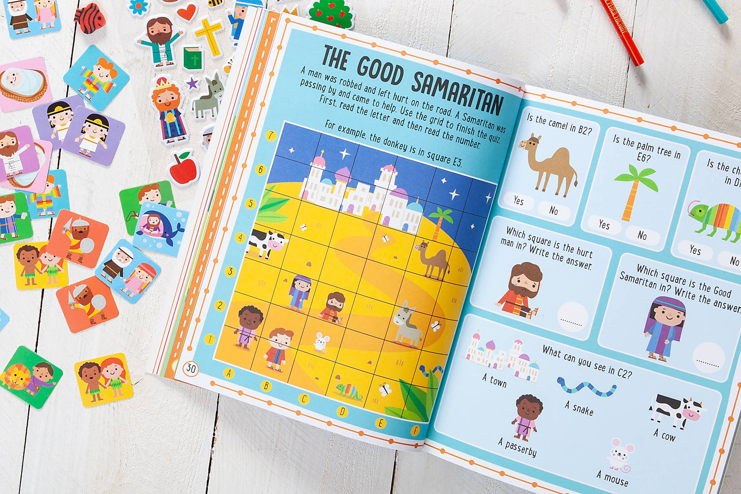 My Bible Stories Activity Book (Blue, Ages 3+)