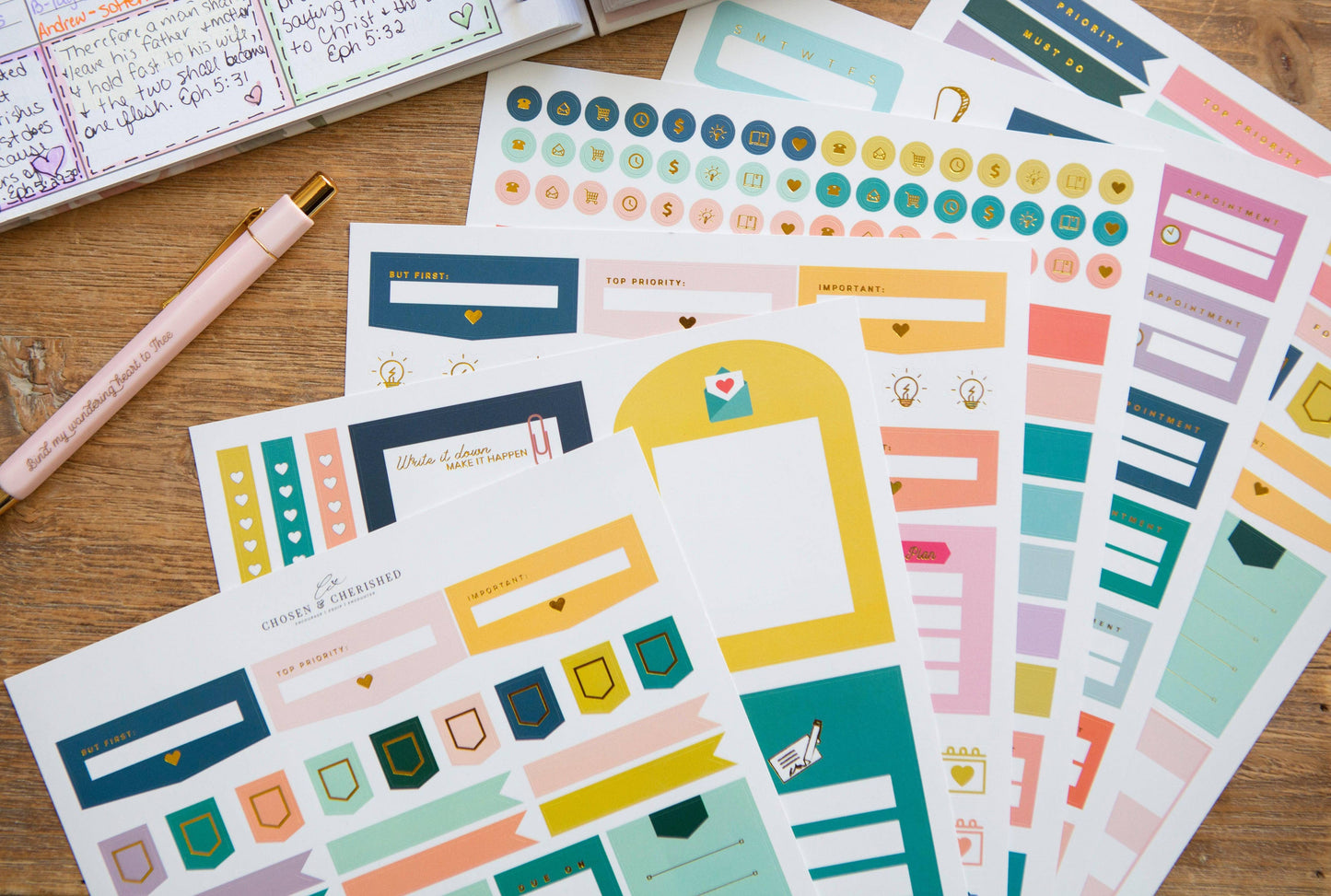 Planner Stickers | Sticker Set For Planner