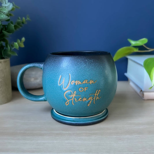 Amazing Woman Coaster Mugs: Woman of Strength