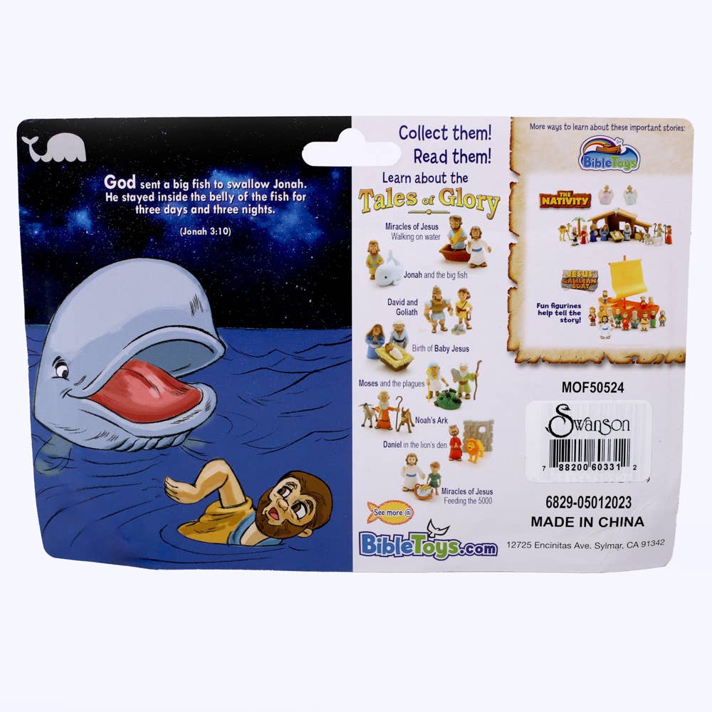Toy Figurine - Jonah And The Big Fish