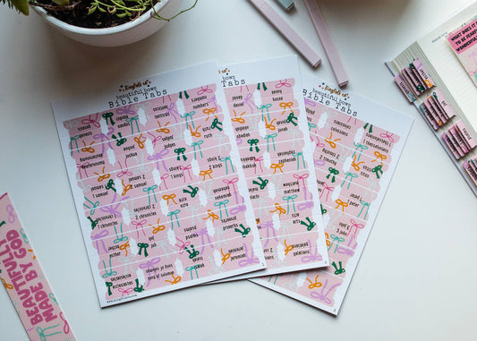Beautiful Bows Bible Tabs