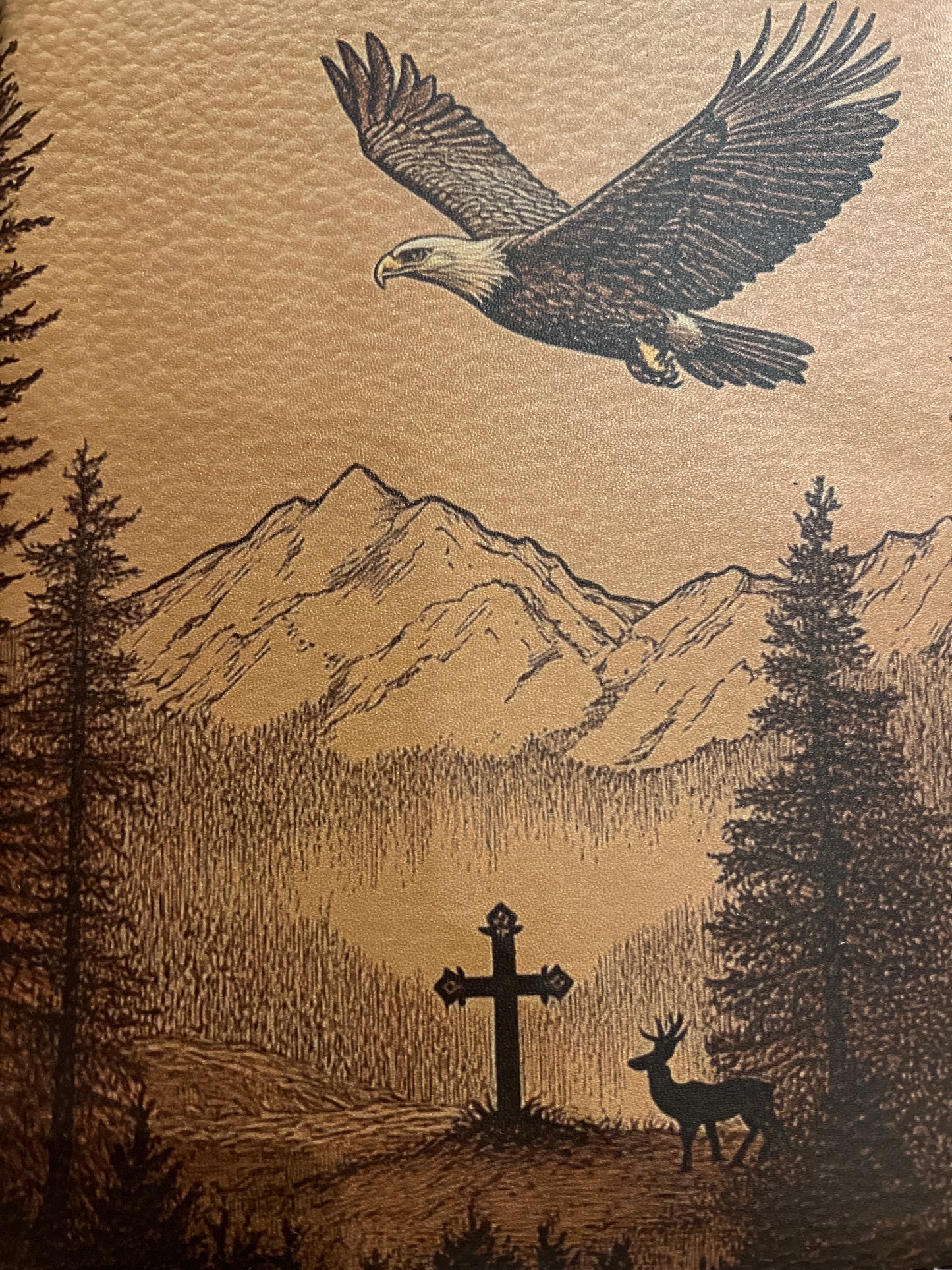 Leather Bible Cover with Bookmark