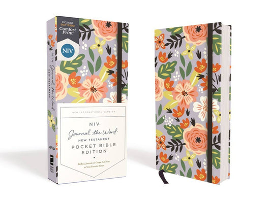 NIV Journal the Word Bible New Testament Hardcover Floral