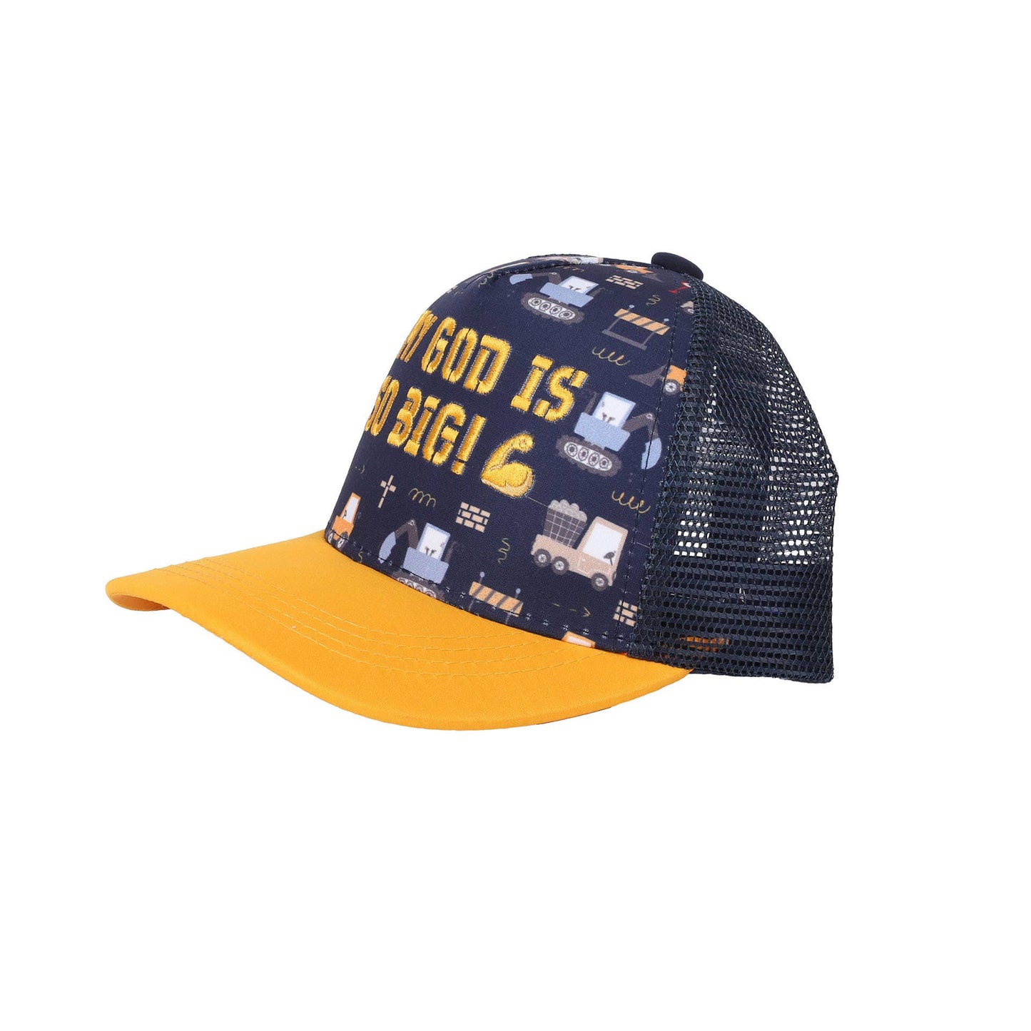 Cap My God Is So Big Yellow/Navy Kids