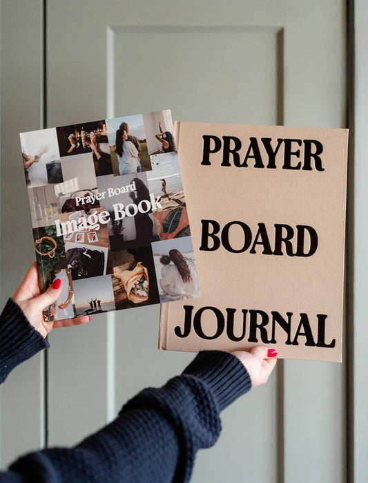 Prayer Board Journal & Prayer Board Image Book Combo
