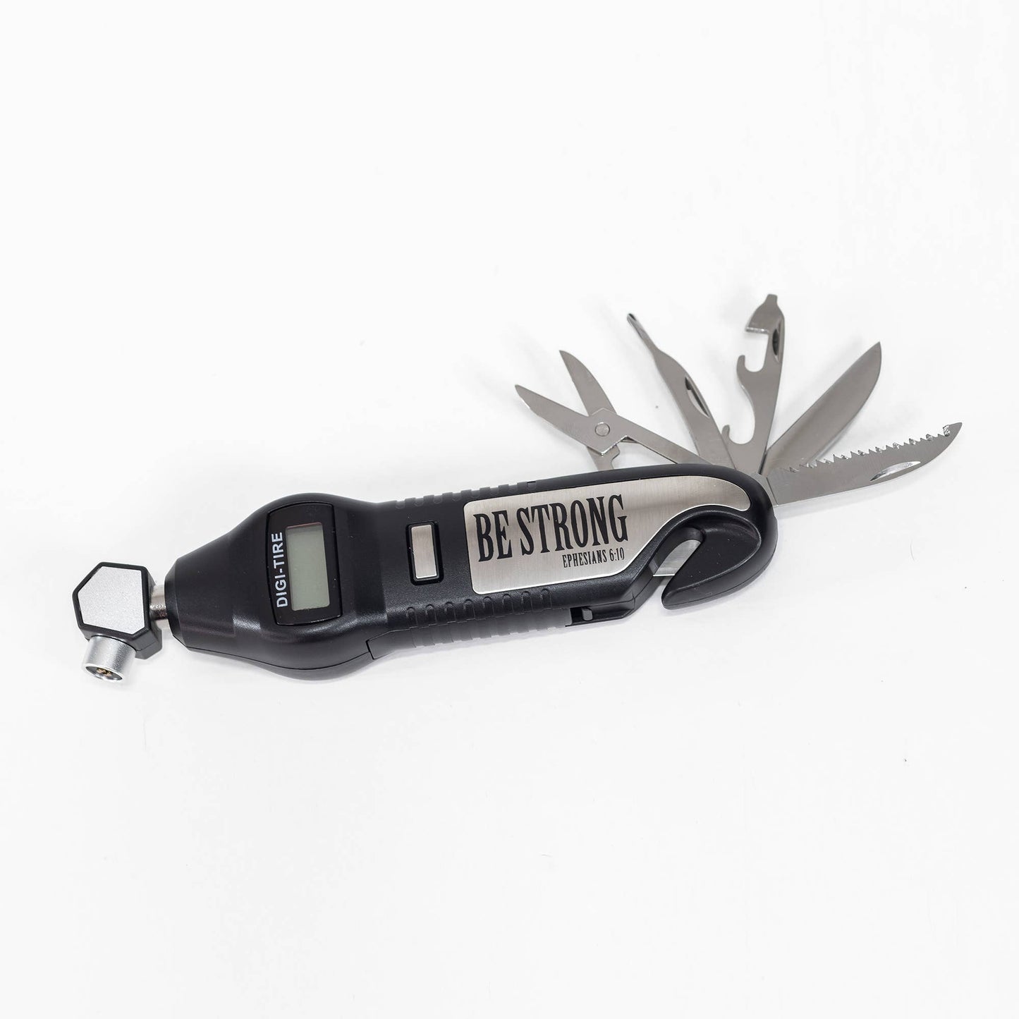 Man of God: 8 Function Digital Tire Gauge