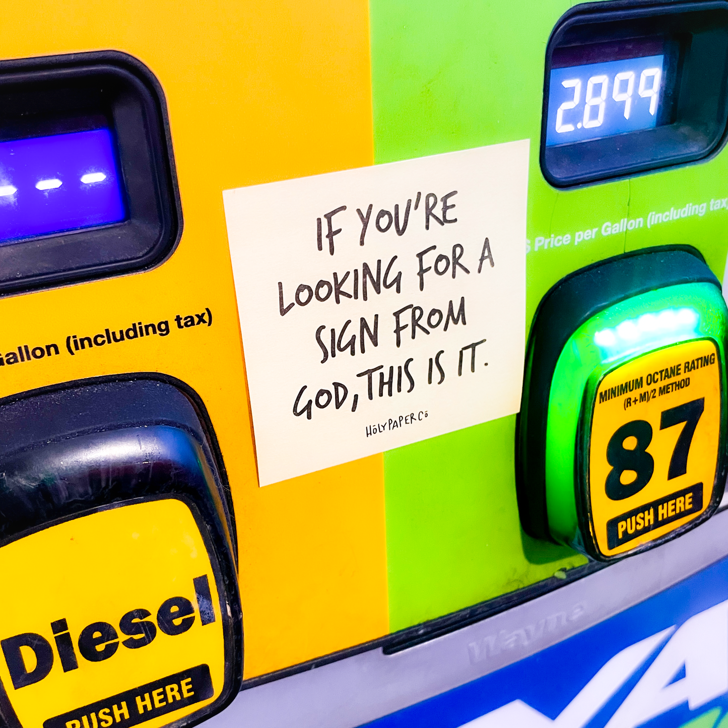 Sign from God Sticky Note Tracts: White