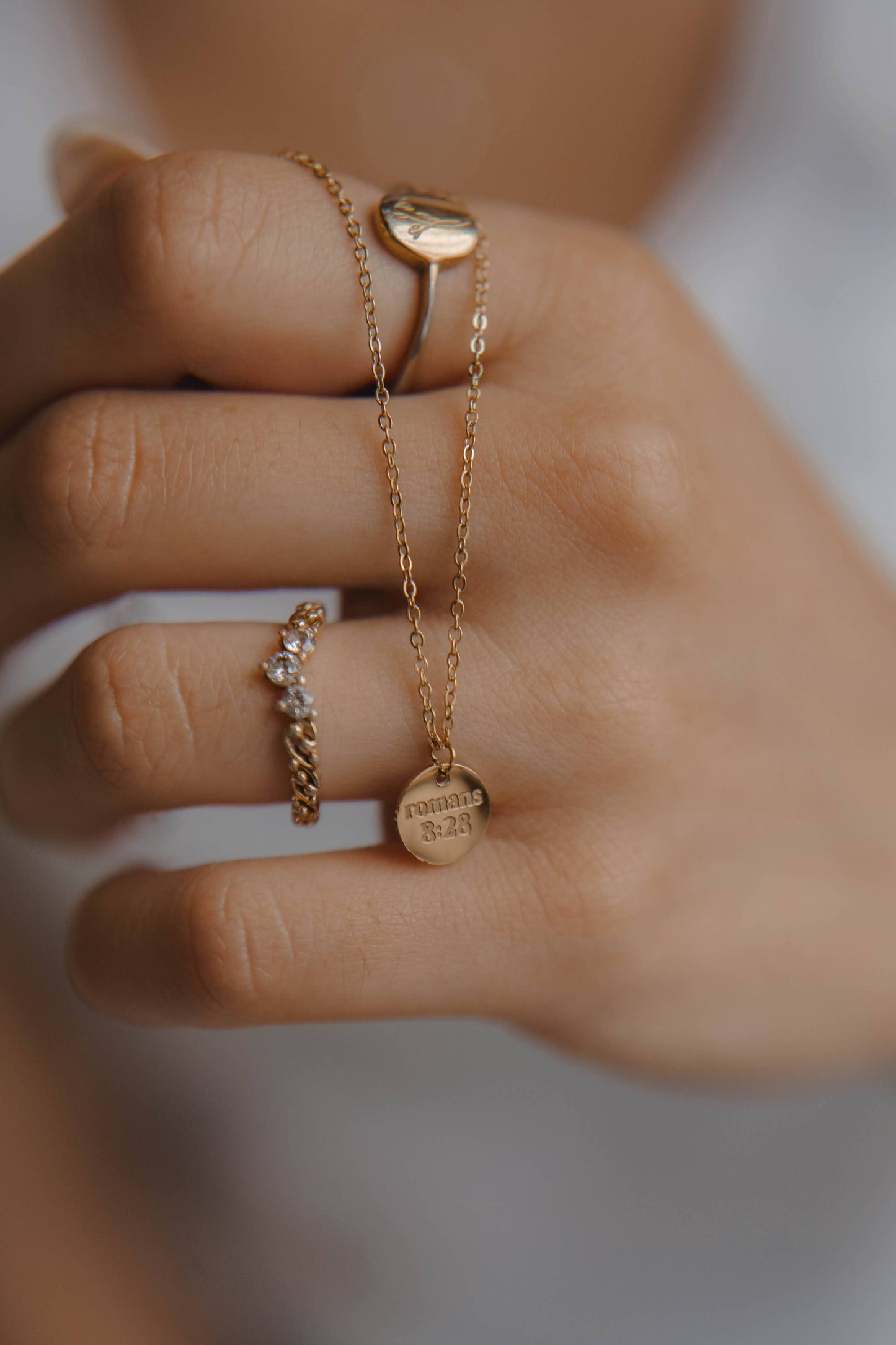 Called Disc Necklace