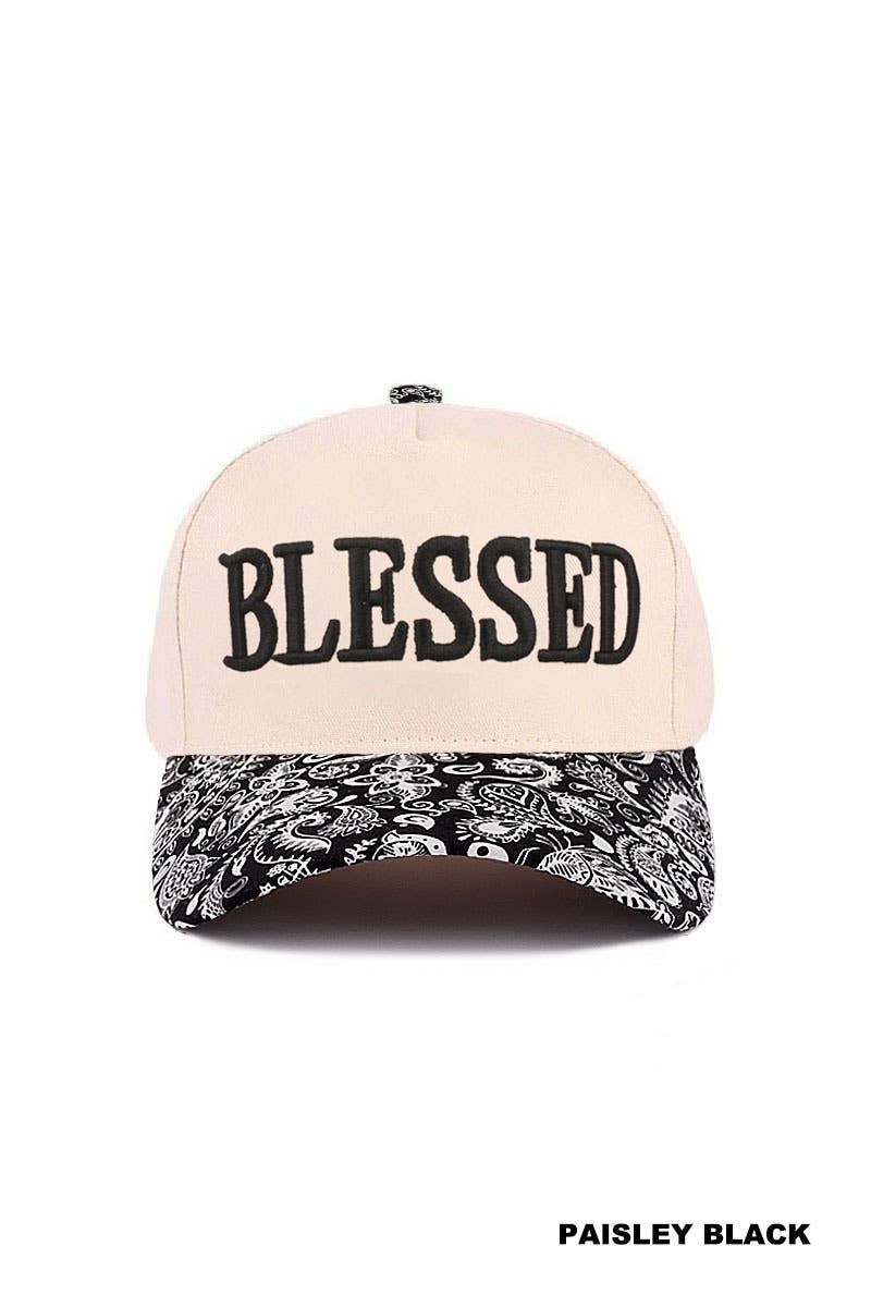 Blessed Two Tone Cotton Cap: ZEBRA / 1(ONE SIZE)