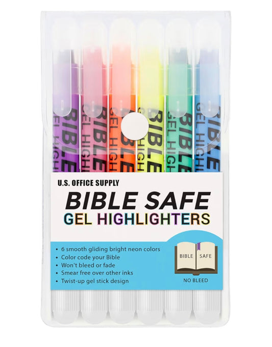 Bible Safe Gel Highlighters
